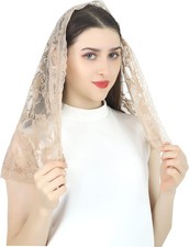 Lace Mantilla Veil Soft and comfortable 7 Colors Spanish Style Rose Lace Veil He