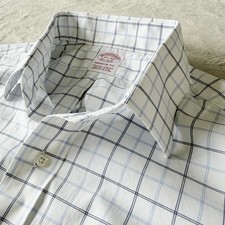 Brooks Brothers Mens Madison Fit Dress Shirt 16-33 Stretch Non Iron Cotton