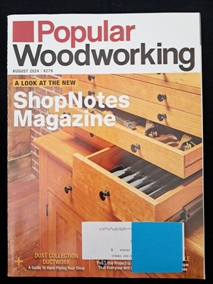Popular Woodworking Aug 2024 #279 Shop Notes Magazine - Dust Collection Ductwork
