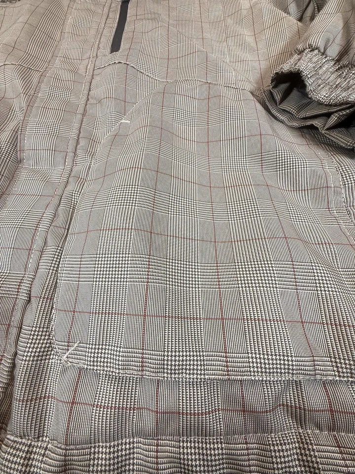 Chaqueta ZeroXposur Para Hombre Grande Aislada a Cuadros Abrigo de Invierno Cremallera Completa Con Capucha Foto 2 de 4