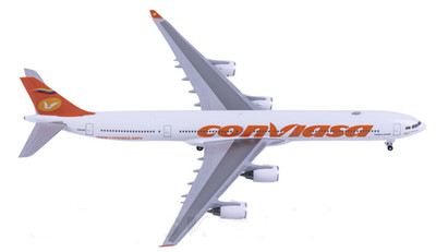 1:500 Herpa Conviasa Airbus A340-600  Passenger Airplane Diecast Plane Model