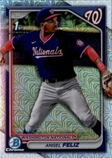 2024 Bowman Chrome #BCP-198 Angel Feliz Prospects Mojo Refractors