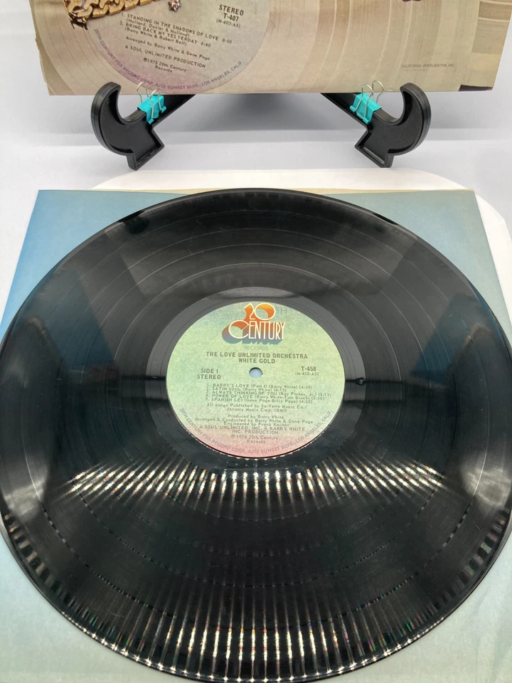 The Love Unlimited Orchestra White Gold Vinyl LP 1974 20th Century Record T-458 - Image 4 of 4