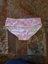 Girls Fruit of The Loom Size 12 Pink Butterfly Panties Underwear