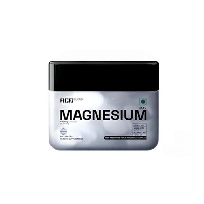 Ace Blend Max Magnesiumglycinat 1600mg Triple Complex 60 vegane Tabletten