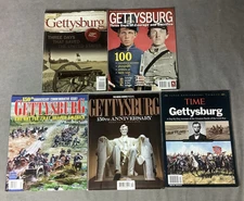 Lot of 5 Gettysburg 150th Anniversary Commemorative Issue Magazines - 2013