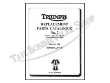 1969 Triumph T120 Bonneville Tr6 Trophy Parts Book 7 Pn 99-0882 1969 Triumph T120 Bonneville Tr6 Trophy Parts Book 7 Pn 99-0882