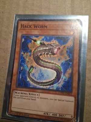 Hack Worm COTD-EN012 YuGiOh! Monster Card Code of the Duelist 1st Edition NM x1