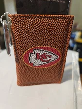 KANSAS CITY CHIEFS CLASSIC FOOTBALL ID HOLDER MADE BY GAMEWEAR