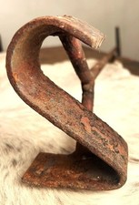 AUTHENTIC HAND-FORGED BRANDING IRON- THE NUMBER 2- 33" LENGTH