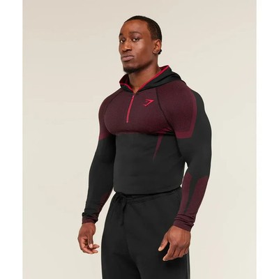 Gymshark Onyx V5 Hoodie Red - Medium (M) ✓ | eBay