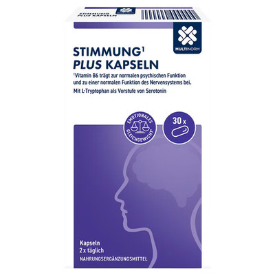 MULTINORM Stimmung Plus Kapseln, emotionales Gleichgewicht,30 Kapsel, 15,9g, neu
