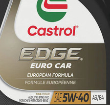 Castrol EDGE 5W-40 Full Synthetic Motor Oil, Case of 6 - 1 Quart Bottles 38.80 per gallon