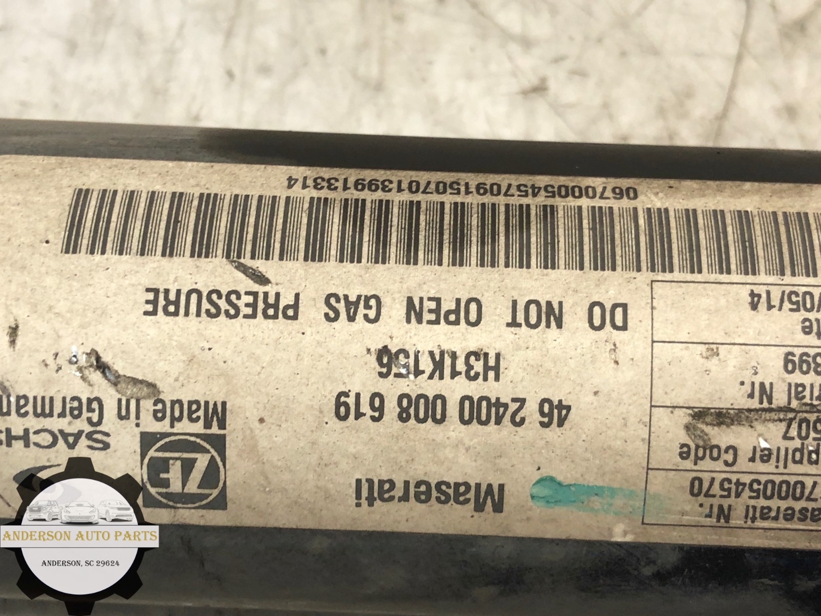 2014-2022 MASERATI QUATTROPORTE AWD LEFT DRIVER REAR SHOCK STRUT ABSORBER OEM