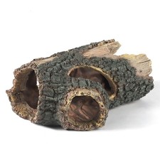 Aquarium Wood Fish Tank Decorations Resin Fake Logs Terrarium D Cor, Reptile ...