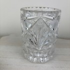 Rare Antique Cut Glass SPOONER Spoon Holder Vase — photo 3