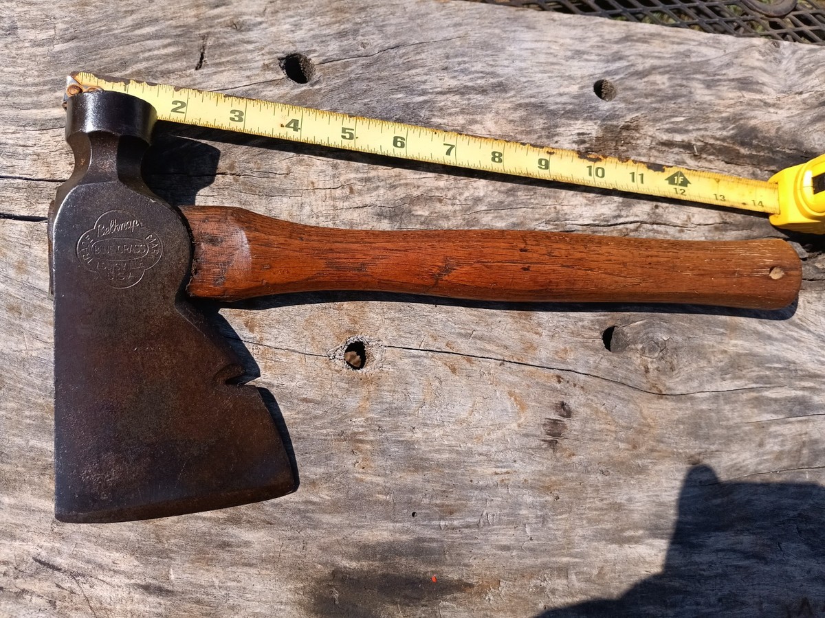 Vintage Belknap Bluegrass Hatchet Large Logo 2 lbs | eBay