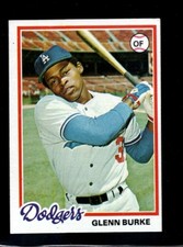 1978 Topps #562 Glenn Burke EX (RC) Dodgers *X118790