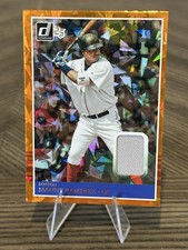 2025 Panini Donruss Manny Ramirez #MAT-MR 1987 Retro Materials Orange Ice Relic