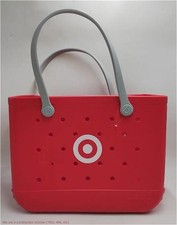 Bogg Bag Original Bullseye Tote Bag - Red SEE DETAILS - MISSING SMALL POUCH