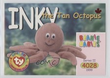 1999 Ty Beanie Babies Series 2 Chase Maple Leaf Inky the Octopus #186 ha8