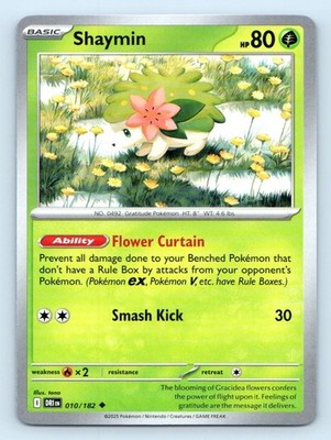 Shaymin 010/182 Uncommon Destined Rivals Pokemon Near Mint