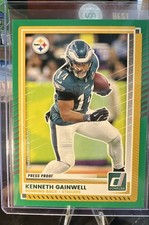 2025 Panini Donruss - Kenneth Gainwell #128 Press Proof Green