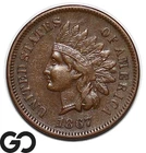 1867 Indian Head Cent Penny, XF++/AU Better Date