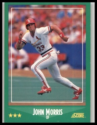 1988 Score #346 John Morris
