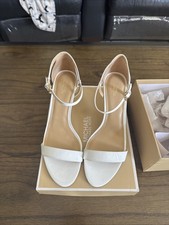 Michael kors simone mid sandal optic white size 11