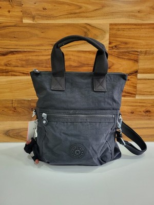 KIPLING BAG BLACK MEDIUM CROSSBODY ADJUSTABLE/REMOVABLE STRAP ELEVA