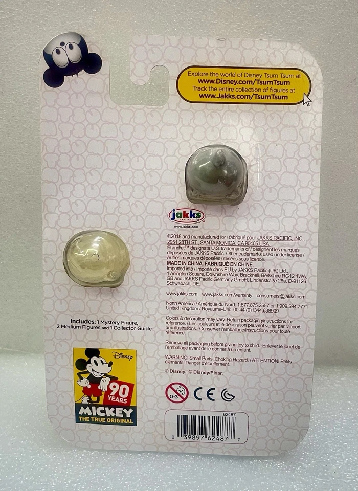 Disney Tsum Tsum Mini Figures 3 Pack Series 12 Tramp Cheshire Cat Hidden Mickey - Image 4 of 4