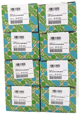 Lot of 8 Phoenix Contact VIP-2/SC/D15SUB/M Interface Modules 2315120 105V/125V