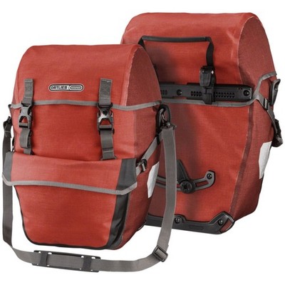 Ortlieb Bike-Packer Plus Pannier - 42/Liter - Pair - Salsa/Dark Chili F2705