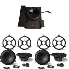 Alpine (2 pair ) SPV-65X-WRA 2-Way Weather Resistant Speakers & SBV-10-WRA Pr...