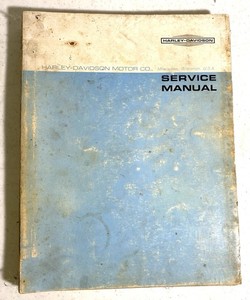 Vintage Original 1959-1969 Harley Davidson Sportster Service Manual Book