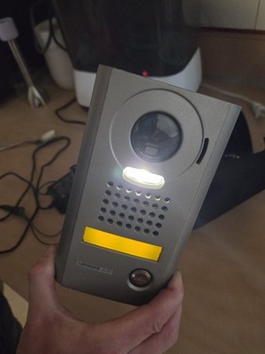 AIPHONE JO-DV Surface Mount Vandal Resistant Video Doorbell J0-DV Power Tested