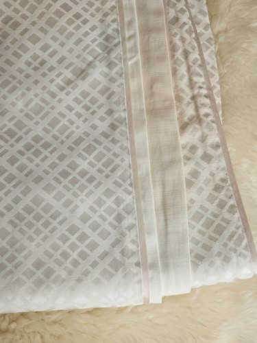 Macys Hotel Collection Ombre Jacquard FULL / QUEEN Duvet & Shams Set White Ivory - Picture 3 of 6
