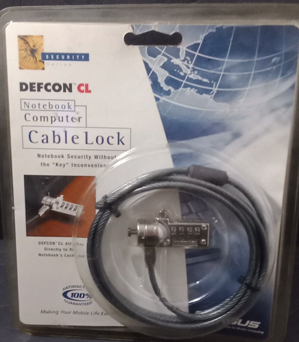 Tragus Defcon CL PA41OU Notebook Computer Lock 6.5 Feet ( Loc. A- 37 ) New - 第 1/4 張圖片