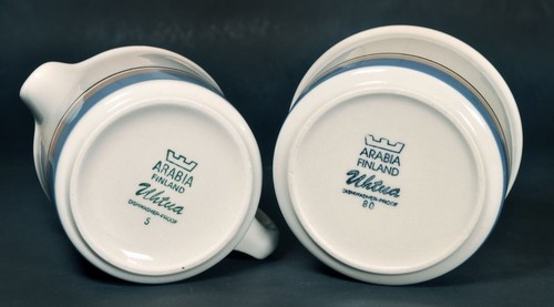 Crema y azucarero de gres Uhtua Arabia of Finland (sin cubierta) Ulla Procope - Imagen 3 de 3