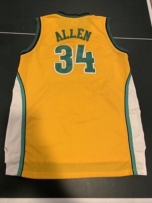 VTG Ray Allen #34 Men's Seattle Sonics Adidas Basketball