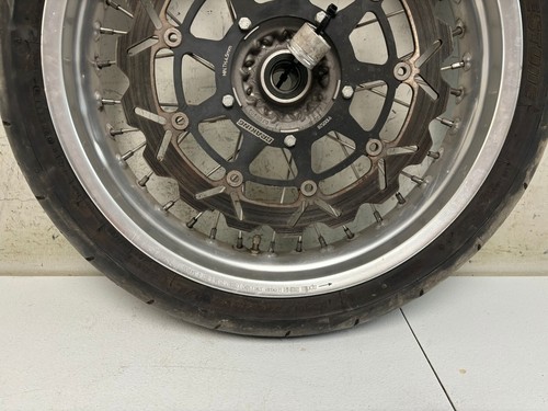2007 Aprilia SXV 450 550 OEM Front Wheel And Tire 851064 - Picture 3 of 7