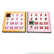 2x Puzzle Number Toy Slide Brain Learning Educational Alphabet Game Play Count