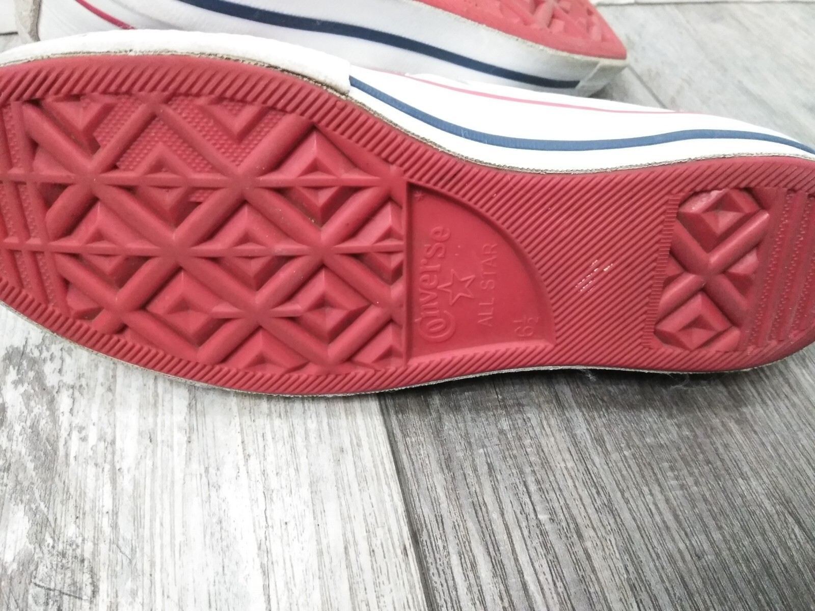 Converse One Star Ox 160624c White/Gym Red/White sneakers SIZE Men