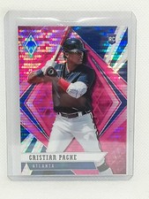 Cristian Pache 2021 Chronicles Phoenix Pink Pulsar - #23 RC - Atlanta Braves