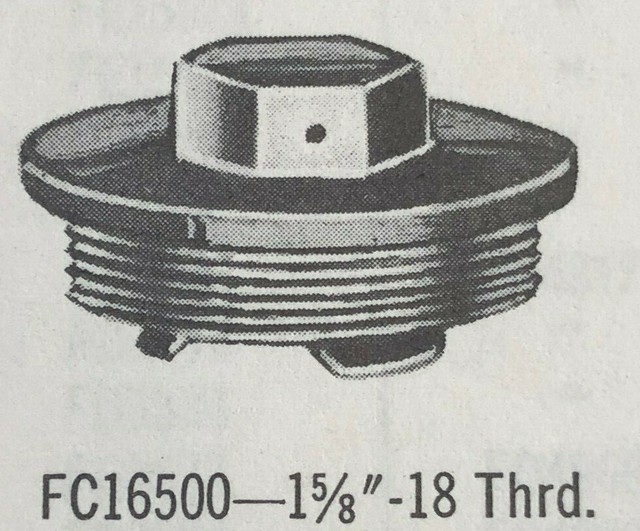 WAGNER F16500 Master Cylinder Filler Cap Nash Checker International