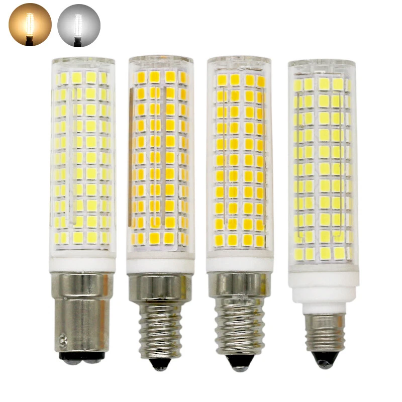 BA15D E11 E12 E14 Dimmable LED Corn Bulbs Mini 136 LED Ceramics Lights 15W Lamps - Image 2 of 4