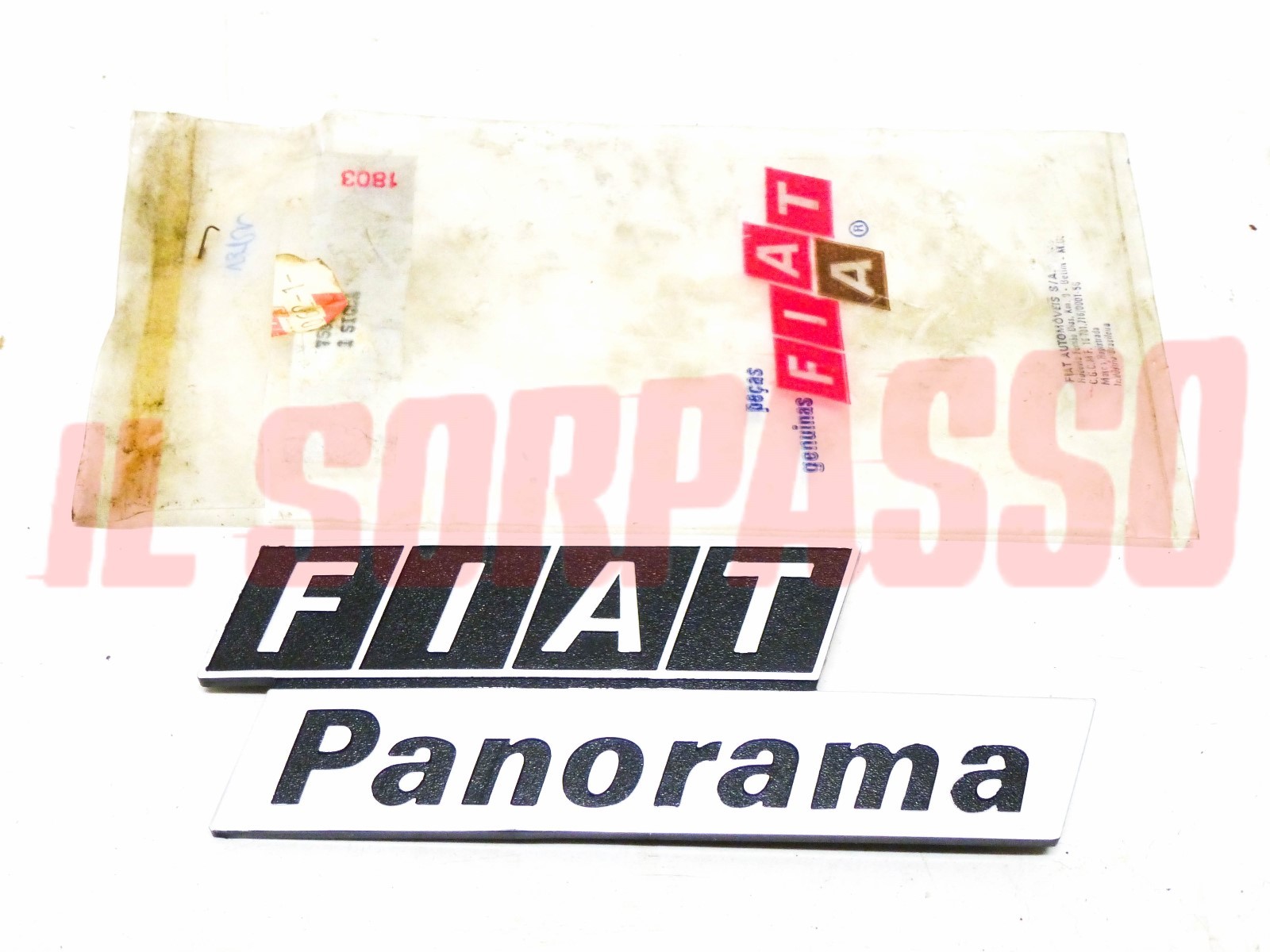 SCRITTA SIGLA POSTERIORE FIAT 127 PANORAMA IN ALLUMINIO ORIGINALE eBay