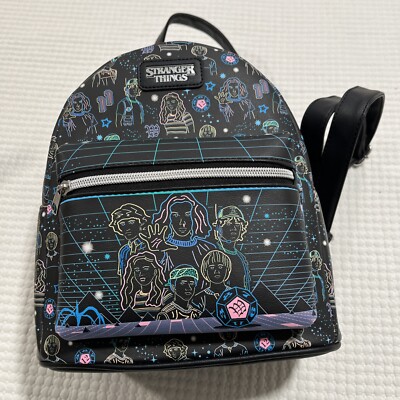 Stranger Things Funko Mini Backpack LOUNGEFLY STRANGER THINGS Mini Backpack Funko Retro Design  main image 2