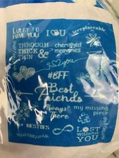 Best Friend Blanket Cozy Soft Throw Blankets Best Friend Birthday Blue